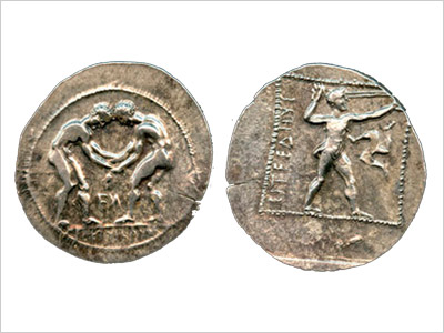 2004年 アテネオリンピック 公式記念銀貨6種セット - 美術品/アンティーク
