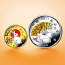 2011年公式記念貨幣 福うさぎ