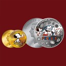スヌーピー しあわせのダイヤモンドジュビリー金貨銀貨
