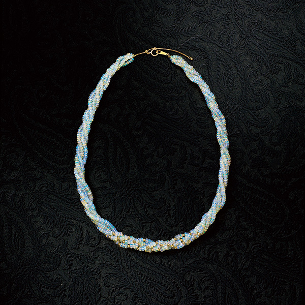 奇跡の彩り　プレシャスオパール　天然プレシャスオパール　120カラットの宝飾4連ネックレス