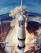 アポロ11号打ち上げの様子