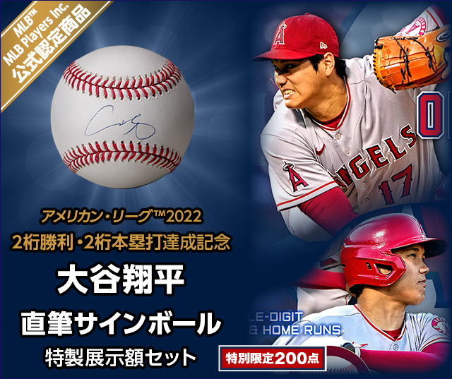 MLB公式品【大谷翔平】直筆サイン 二刀流 [大型写真]FANATICS社 - 記念 